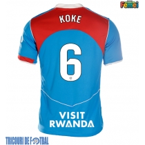 Echipament fotbal Atletico Madrid Koke #6 Tricou Treilea 2025-26 pentru femei maneca scurta