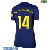 Echipament fotbal Atletico Madrid Marcos Llorente #14 Tricou Deplasare 2025-26 pentru femei maneca scurta