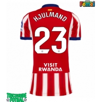 Echipament fotbal Atletico Madrid Morten Hjulmand #23 Tricou Acasa 2026-27 pentru femei maneca scurta