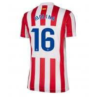 Echipament fotbal Atletico Madrid Nahuel Molina #16 Tricou Acasa 2025-26 pentru femei maneca scurta
