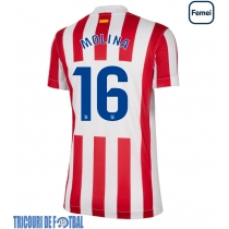 Echipament fotbal Atletico Madrid Nahuel Molina #16 Tricou Acasa 2025-26 pentru femei maneca scurta