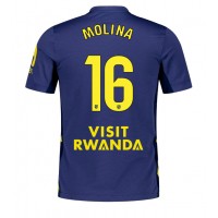 Echipament fotbal Atletico Madrid Nahuel Molina #16 Tricou Deplasare 2025-26 maneca scurta
