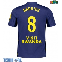 Echipament fotbal Atletico Madrid Pablo Barrios #8 Tricou Deplasare 2025-26 maneca scurta