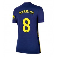 Echipament fotbal Atletico Madrid Pablo Barrios #8 Tricou Deplasare 2025-26 pentru femei maneca scurta