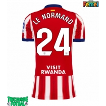 Echipament fotbal Atletico Madrid Robin Le Normand #24 Tricou Acasa 2026-27 pentru femei maneca scurta