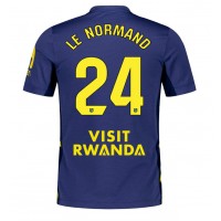 Echipament fotbal Atletico Madrid Robin Le Normand #24 Tricou Deplasare 2025-26 maneca scurta