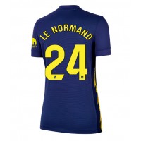 Echipament fotbal Atletico Madrid Robin Le Normand #24 Tricou Deplasare 2025-26 pentru femei maneca scurta