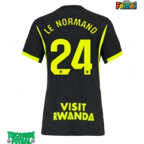 Echipament fotbal Atletico Madrid Robin Le Normand #24 Tricou Deplasare 2026-27 pentru femei maneca scurta