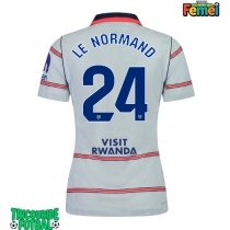 Echipament fotbal Atletico Madrid Robin Le Normand #24 Tricou Treilea 2026-27 pentru femei maneca scurta