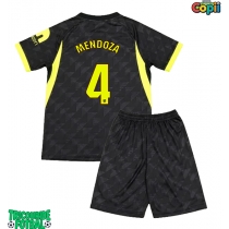 Echipament fotbal Atletico Madrid Rodrigo Mendoza #4 Tricou Deplasare 2026-27 pentru copii maneca scurta (+ Pantaloni scurti)