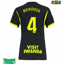 Echipament fotbal Atletico Madrid Rodrigo Mendoza #4 Tricou Deplasare 2026-27 pentru femei maneca scurta