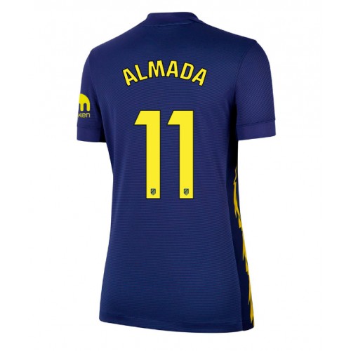Echipament fotbal Atletico Madrid Thiago Almada #11 Tricou Deplasare 2025-26 pentru femei maneca scurta Echipament fotbal Atletico Madrid Thiago Almada #11 Tricou Deplasare 2025-26 pentru femei maneca scurta
