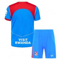 Echipament fotbal Atletico Madrid Tricou Treilea 2025-26 pentru copii maneca scurta (+ Pantaloni scurti)