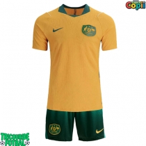Echipament fotbal Australia Tricou Acasa Mondial 2026 pentru copii maneca scurta (+ Pantaloni scurti)