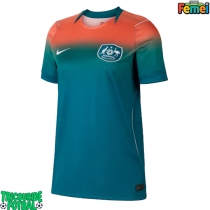 Echipament fotbal Australia Tricou Deplasare Mondial 2026 pentru femei maneca scurta