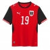 Echipament fotbal Austria Christoph Baumgartner #19 Tricou Acasa Mondial 2026 maneca scurta
