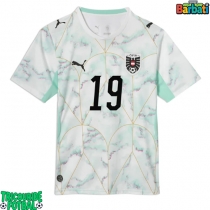 Echipament fotbal Austria Christoph Baumgartner #19 Tricou Deplasare Mondial 2026 maneca scurta