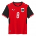 Echipament fotbal Austria David Alaba #8 Tricou Acasa Mondial 2026 maneca scurta