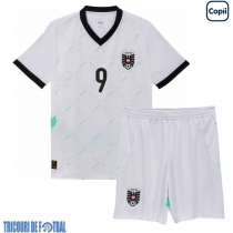 Echipament fotbal Austria Marcel Sabitzer #9 Tricou Deplasare European 2024 pentru copii maneca scurta (+ Pantaloni scurti)