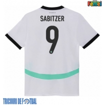 Echipament fotbal Austria Marcel Sabitzer #9 Tricou Deplasare European 2024 pentru femei maneca scurta