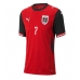 Echipament fotbal Austria Marko Arnautovic #7 Tricou Acasa Mondial 2026 pentru femei maneca scurta