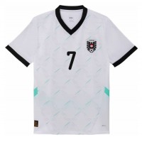 Echipament fotbal Austria Marko Arnautovic #7 Tricou Deplasare European 2024 maneca scurta