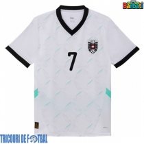 Echipament fotbal Austria Marko Arnautovic #7 Tricou Deplasare European 2024 maneca scurta