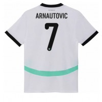 Echipament fotbal Austria Marko Arnautovic #7 Tricou Deplasare European 2024 maneca scurta