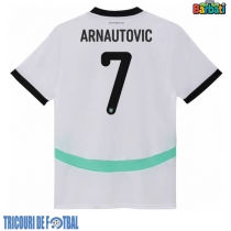 Echipament fotbal Austria Marko Arnautovic #7 Tricou Deplasare European 2024 maneca scurta