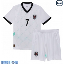 Echipament fotbal Austria Marko Arnautovic #7 Tricou Deplasare European 2024 pentru copii maneca scurta (+ Pantaloni scurti)