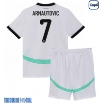 Echipament fotbal Austria Marko Arnautovic #7 Tricou Deplasare European 2024 pentru copii maneca scurta (+ Pantaloni scurti)