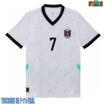Echipament fotbal Austria Marko Arnautovic #7 Tricou Deplasare European 2024 pentru femei maneca scurta
