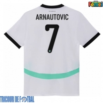Echipament fotbal Austria Marko Arnautovic #7 Tricou Deplasare European 2024 pentru femei maneca scurta
