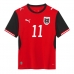 Echipament fotbal Austria Michael Gregoritsch #11 Tricou Acasa Mondial 2026 maneca scurta