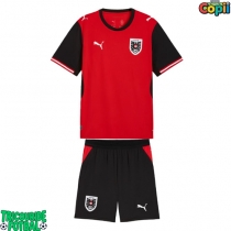 Echipament fotbal Austria Tricou Acasa Mondial 2026 pentru copii maneca scurta (+ Pantaloni scurti)