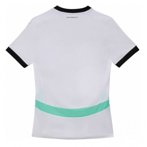 Echipament fotbal Austria Tricou Deplasare European 2024 pentru femei maneca scurta Echipament fotbal Austria Tricou Deplasare European 2024 pentru femei maneca scurta