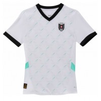 Echipament fotbal Austria Tricou Deplasare European 2024 pentru femei maneca scurta