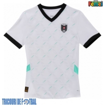Echipament fotbal Austria Tricou Deplasare European 2024 pentru femei maneca scurta