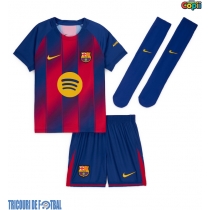 Echipament fotbal Barcelona Alejandro Balde #3 Tricou Acasa 2025-26 pentru copii maneca scurta (+ Pantaloni scurti)