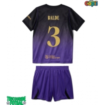 Echipament fotbal Barcelona Alejandro Balde #3 Tricou Deplasare 2026-27 pentru copii maneca scurta (+ Pantaloni scurti)