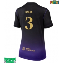 Echipament fotbal Barcelona Alejandro Balde #3 Tricou Deplasare 2026-27 pentru femei maneca scurta