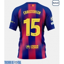 Echipament fotbal Barcelona Andreas Christensen #15 Tricou Acasa 2025-26 maneca scurta
