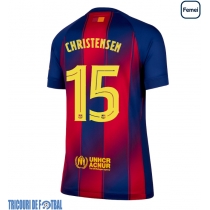 Echipament fotbal Barcelona Andreas Christensen #15 Tricou Acasa 2025-26 pentru femei maneca scurta