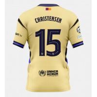 Echipament fotbal Barcelona Andreas Christensen #15 Tricou Deplasare 2025-26 maneca scurta