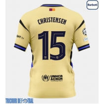 Echipament fotbal Barcelona Andreas Christensen #15 Tricou Deplasare 2025-26 maneca scurta