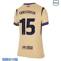 Echipament fotbal Barcelona Andreas Christensen #15 Tricou Deplasare 2025-26 pentru femei maneca scurta