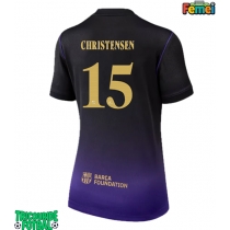 Echipament fotbal Barcelona Andreas Christensen #15 Tricou Deplasare 2026-27 pentru femei maneca scurta
