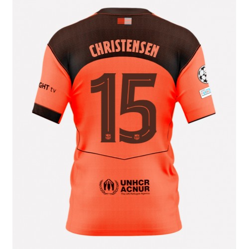 Echipament fotbal Barcelona Andreas Christensen #15 Tricou Treilea 2025-26 maneca scurta Echipament fotbal Barcelona Andreas Christensen #15 Tricou Treilea 2025-26 maneca scurta