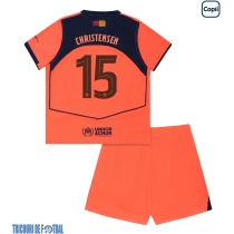 Echipament fotbal Barcelona Andreas Christensen #15 Tricou Treilea 2025-26 pentru copii maneca scurta (+ Pantaloni scurti)