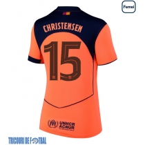 Echipament fotbal Barcelona Andreas Christensen #15 Tricou Treilea 2025-26 pentru femei maneca scurta
